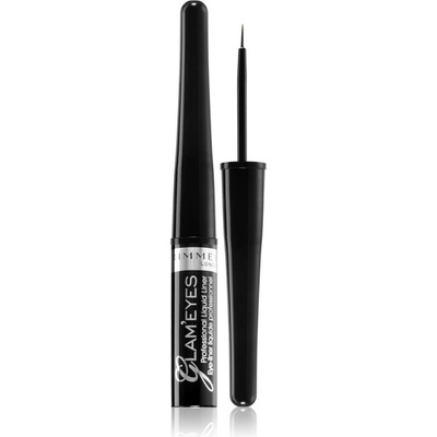 Rimmel London Glam Eyes tekuté oční linky black 3,5 ml