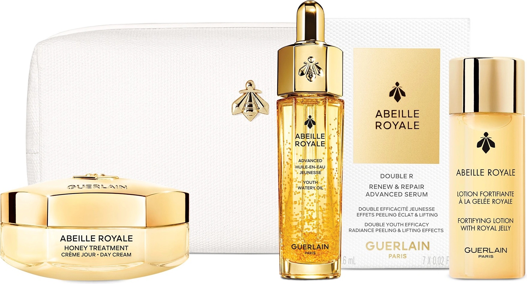 Guerlain КОМПЛЕКТ GUERLAIN Abeille Royale Honey Treatment Day Cream Age-Defying Programme Дневен крем дамски 50ml