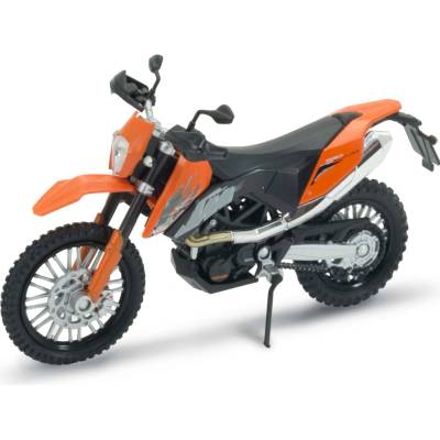 Welly Motocykel KTM 690 Enduro 1:18 oranžový - II. trieda