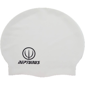 Neptunus Силиконова шапка за плуване, бяла - neptunus atlas