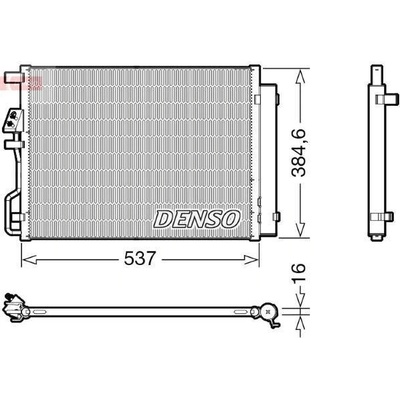 Kondenzátor, klimatizace DENSO DCN41021