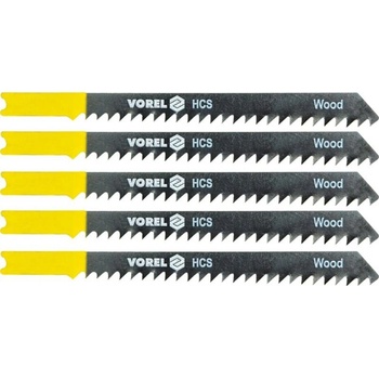 Vorel Pílový list do priamočiarej píly 100 mm na drevo a plast TPI6 5 ks