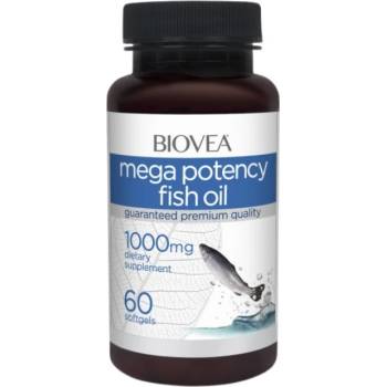 Image 1 of BIOVEA Mega Potency Fish Oil 1000 mg [60 Гел капсули]