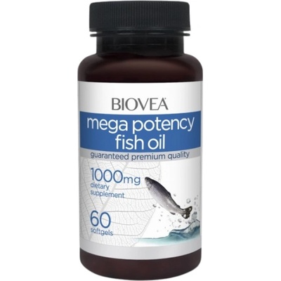 BIOVEA Mega Potency Fish Oil 1000 mg [60 Гел капсули]