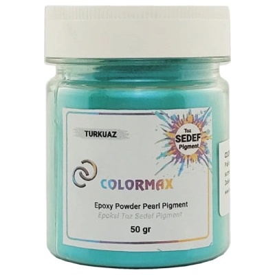 Colormax Pigment práškový perleťový tyrkysový prášok 50 g