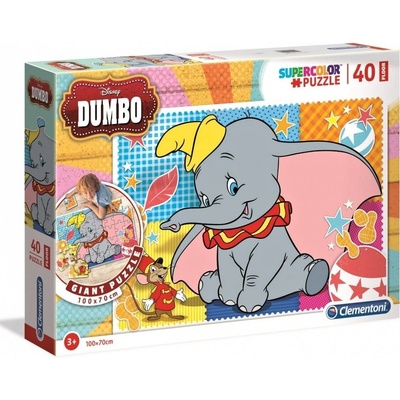 CLEMENTONI Dumbo FLOOR 40 dílků