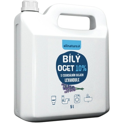 Allnature bílý ocet 10% levandule 5000 ml