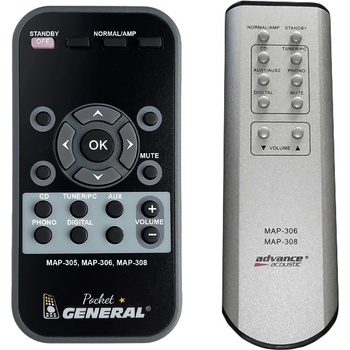 GENERAL Advance acoustic map305, map306, map308 - дистанционно управление дубликат (map305, map306, map308)