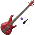 Yamaha TRBX 305 Basic SET Candy Apple Red 5-струнна бас китара