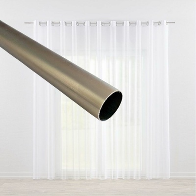 Záclonová tyč ø19mm - matný chróm Dĺžka: 120cm