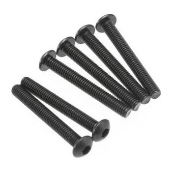 Traxxas винт с вътрешен шестостен M3x23mm полукръгла глава (6)