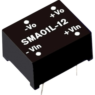 MEAN WELL SMA01N-12 DC / DC menič napätia 12 V/DC 1 W Počet výstupov: 1 x