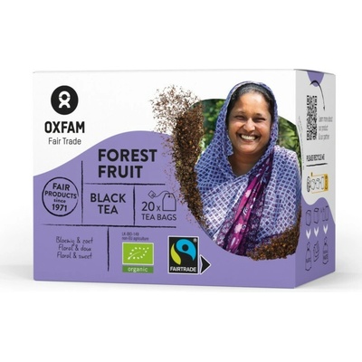 Oxfam Fair Trade Bio černý čaj s aroma lesního ovoce ze Šrí Lanky 20 x 1,8 g