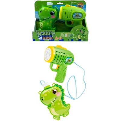 Bublifuková Pištoľ 2v1 Dinosaurus