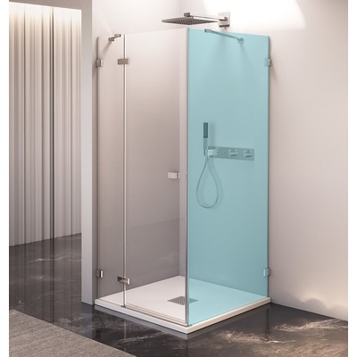 Polysan FORTIS EDGE bez profilu 1000mm, čiré sklo, levé FL1210L – Zboží Dáma