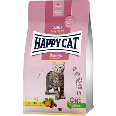 Happy Cat Junior Land Geflügel Drůbež 10 kg