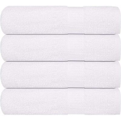 vidaXL Кърпи за баня FROGN 4 бр. Бели 100x150 см 360 г/м2 (136658)