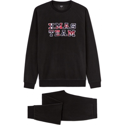 Celio Pajamas in Christmas Pack Men's čierna