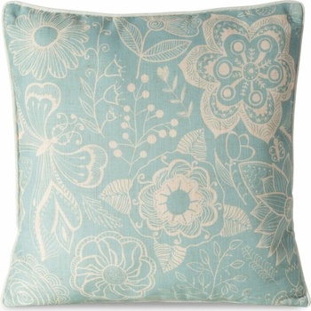 Takoy obojstranný kombinujúci zamat a ľan s potlačou-HF-410982 45 x 45 cm