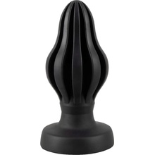 Anos Super Soft Butt Plug Black 11,1 cm