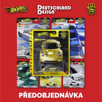 Mattel Hot Wheels Premium Car Culture Deutschland Design sada 5ks