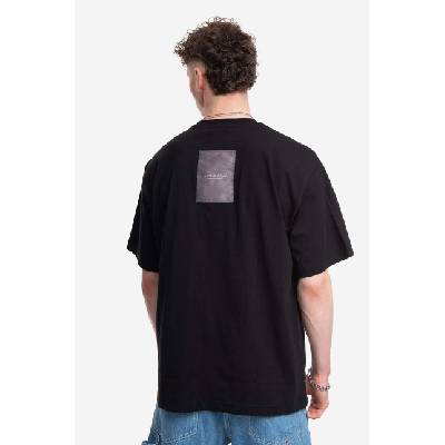 A-cold-wall* Памучна тениска A-COLD-WALL* Utilty T-shirt ACWMTS117 BLACK в черно с изчистен дизайн (ACWMTS117)
