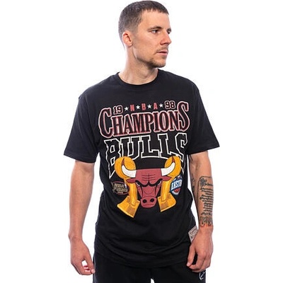 Mitchell & Ness NBA Big Champ Tee Chicago Bulls Black