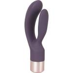 You2Toys Elegant Double - вибратор за двойна стимулация с клиторен стимулатор