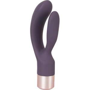 You2Toys Elegant Double - вибратор за двойна стимулация с клиторен стимулатор