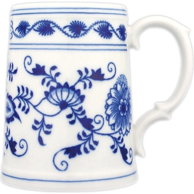 Cibulák korbel hladký 0,50 l cibulový porcelán originálny porcelán Dubí