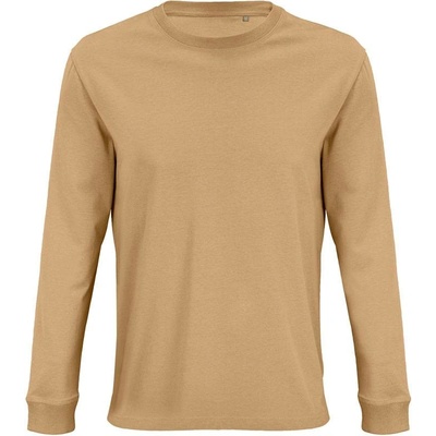 Sol's Pioneer LSL Bio tričko s dlhým rukávom hnedé beige dark