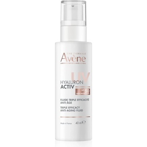 Eau Thermale Avène Hyaluron Activ UV Triple Efficacy Anti-Aging Fluid защитен флуид с хиалуронова киселина SPF 50 40ml