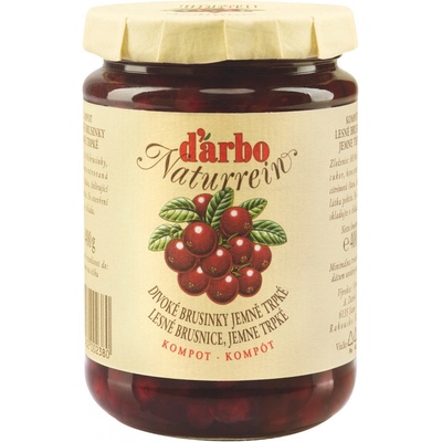 Darbo brusinkový kompot, 400 g