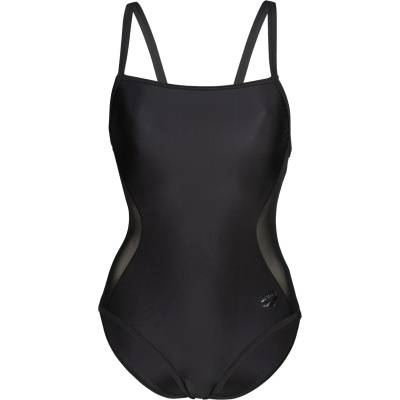 arena Дамски бански костюм Arena Women's Mesh Panels Swimsuit Closed Back Swimsuit - Black - размер 34 (EU) (150-4058-0111)