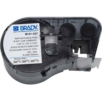 Brady M-91-427 / 131570, etikety 25.40 mm x 38.10 mm