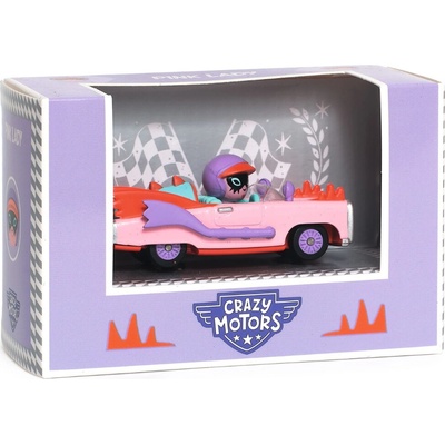 Djeco Crazy Motors autíčko Pink lady