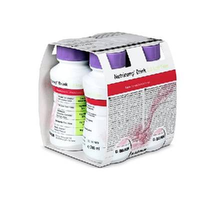 NUTRICOMP DRINK 2,0 KCAL FIBRE TŘEŠEŇ POR SOL 4X200ML