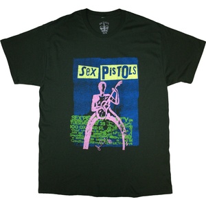 Sex Pistols Guitar Cartoon Green M Риза (SPTS60MGR02)
