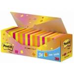 Post-it Block 654-NP24 76 x 76mm, colorful, 24 pieces of 100 sheets (3M0761)
