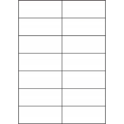 Image label Samolepicí etikety A4 100 ks - 105 × 42,3 mm – Zboží Dáma