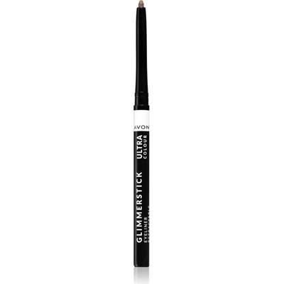 Avon Glimmerstick молив за очи с интензивен цвят цвят Cosmic Brown 0.28 гр