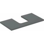 Geberit Плот за мивка Geberit One с централен изрез, 90 см, лаванова подложка (505.273.00.3)
