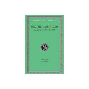 Against Logicians | Sextus Empiricus (ISBN: 9780674993211)