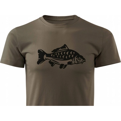 ForestMax tričko pre rybárov s potlačou krátke rukávy