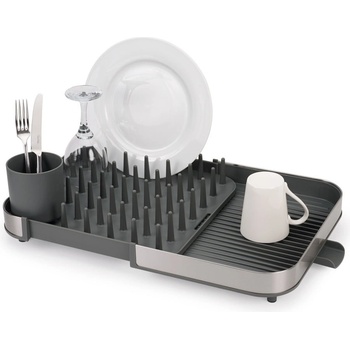 Joseph Joseph Сива регулируема тавичка за оттичане от неръждаема стомана 35x39 cm Duo - Joseph Joseph (1571315_851680)