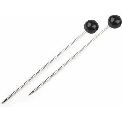 Pro Háčkování Ozdobné špendlíky 55 mm černá – Zboží Dáma