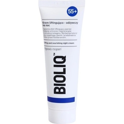 Bioliq 55+ nočný intenzívny krém pre regeneráciu a obnovu pleti (Hypoxis Rooperi) 50 ml
