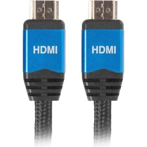 Lanberg HDMI кабел Lanberg CA-HDMI-20CU-0018-BL 1m черен (CA-HDMI-20CU-0010-BL)