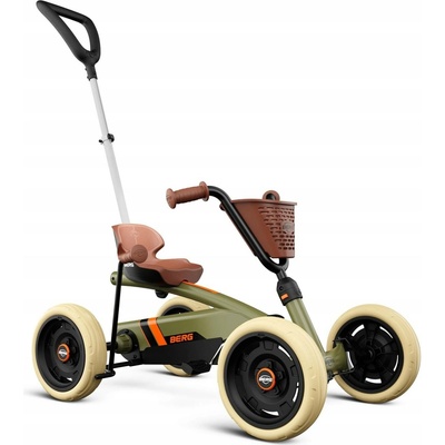 BERG Toys Šlapací kára BERG Buzzy Retro 2-in-1 Green – Zboží Mobilmania