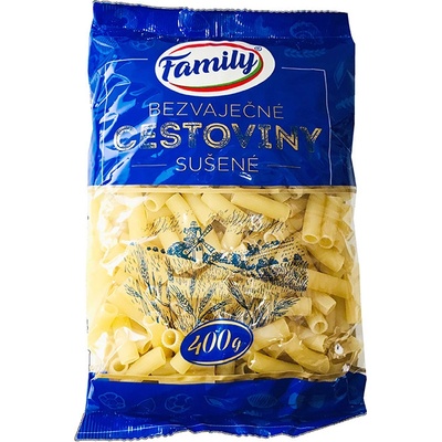 Family bezvaječné cestoviny penne 400 g